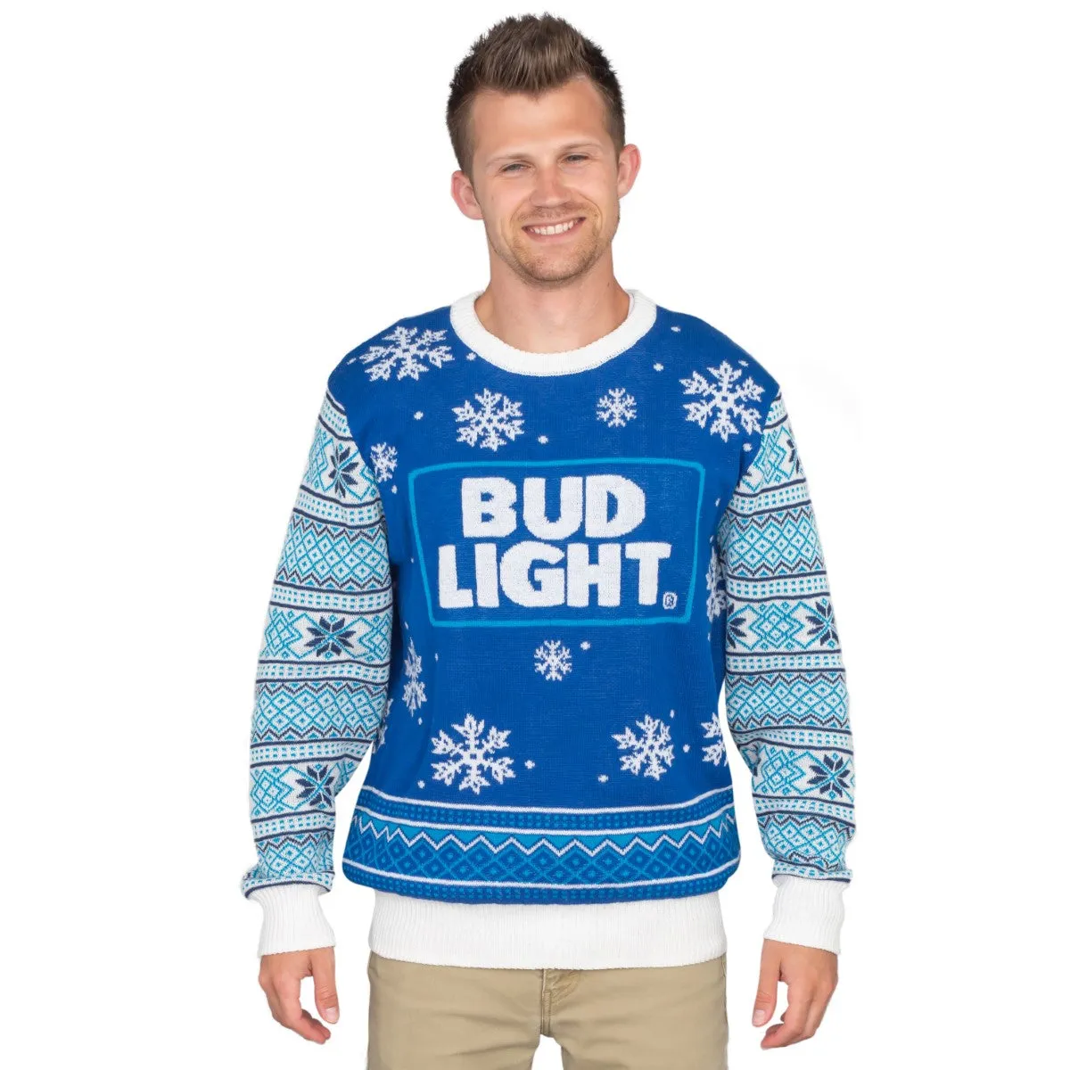 Bud Light Beer Logo Christmas Sweater