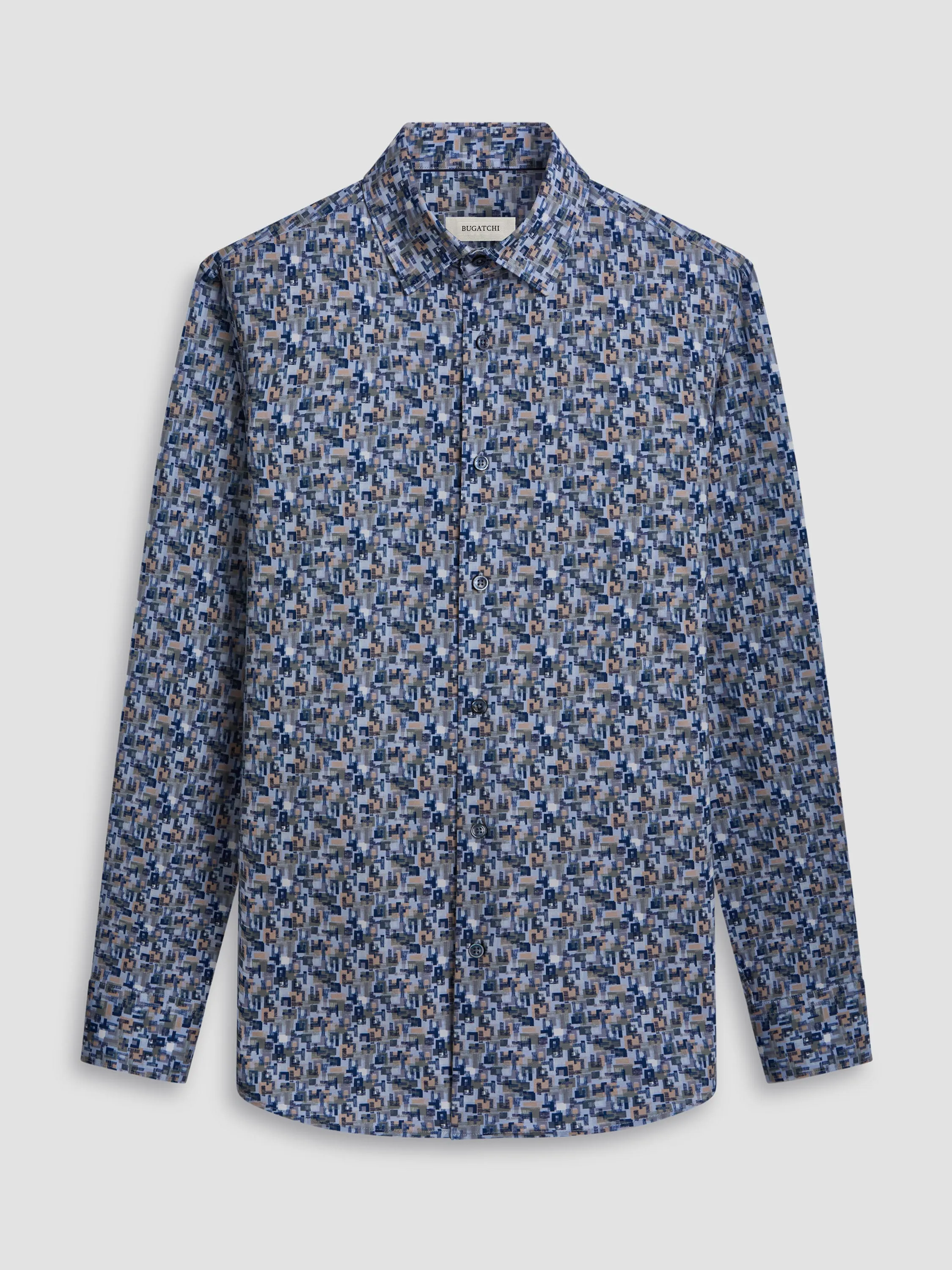 Bugatchi Shirt Ooohcotton James | Dusty Blue