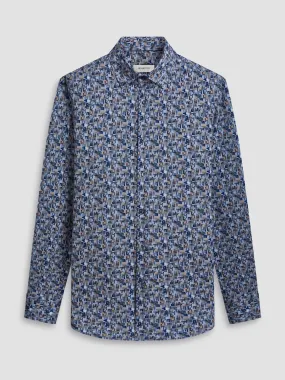 Bugatchi Shirt Ooohcotton James | Dusty Blue