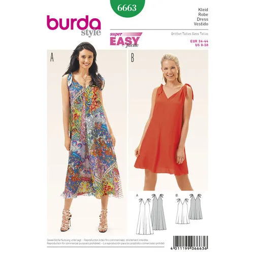 Burda Dresses 6663