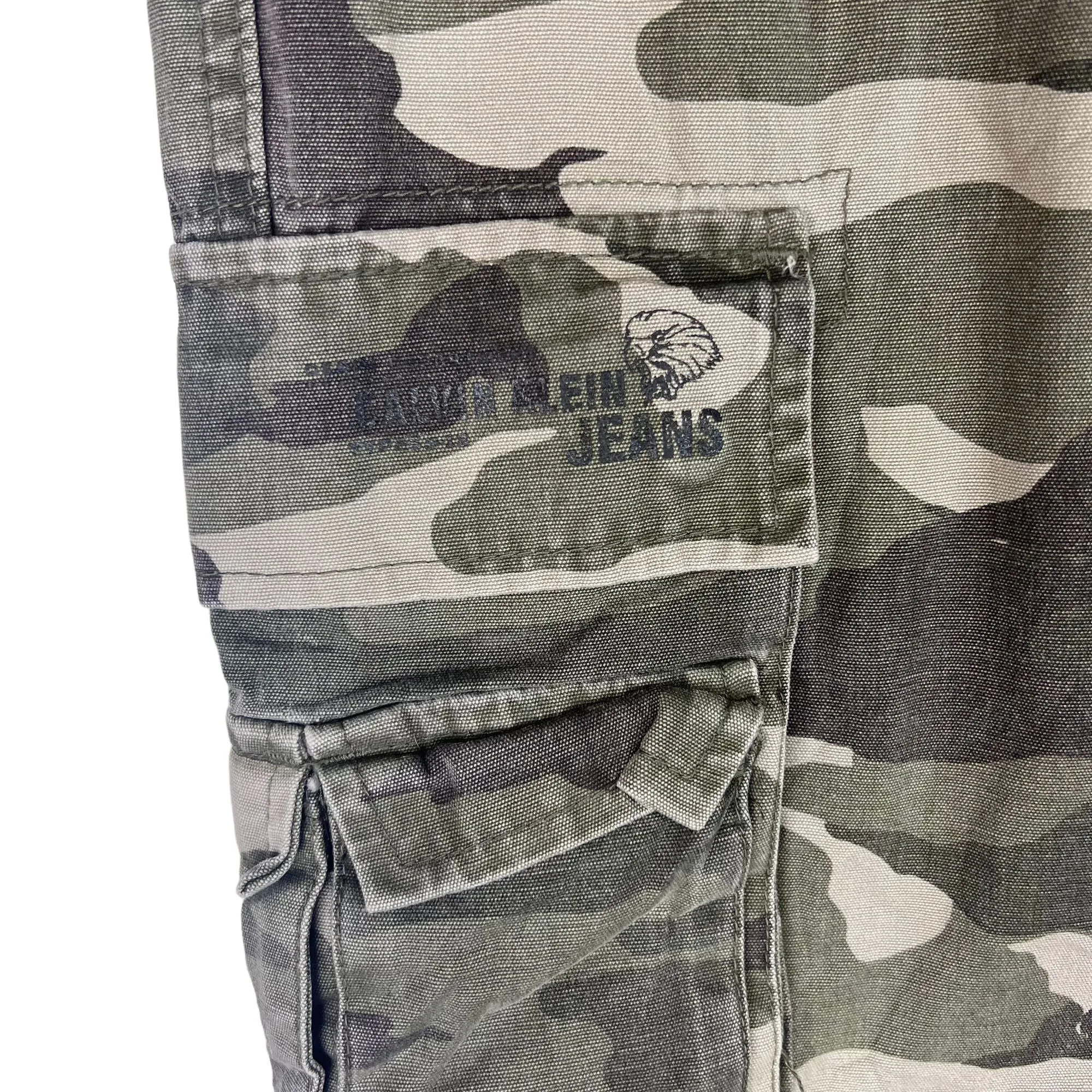 Calvin Klein Jeans Camouflage Cargo Pants