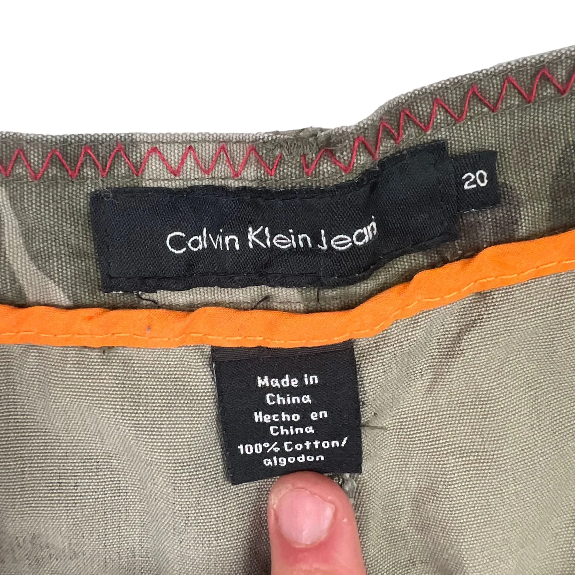 Calvin Klein Jeans Camouflage Cargo Pants