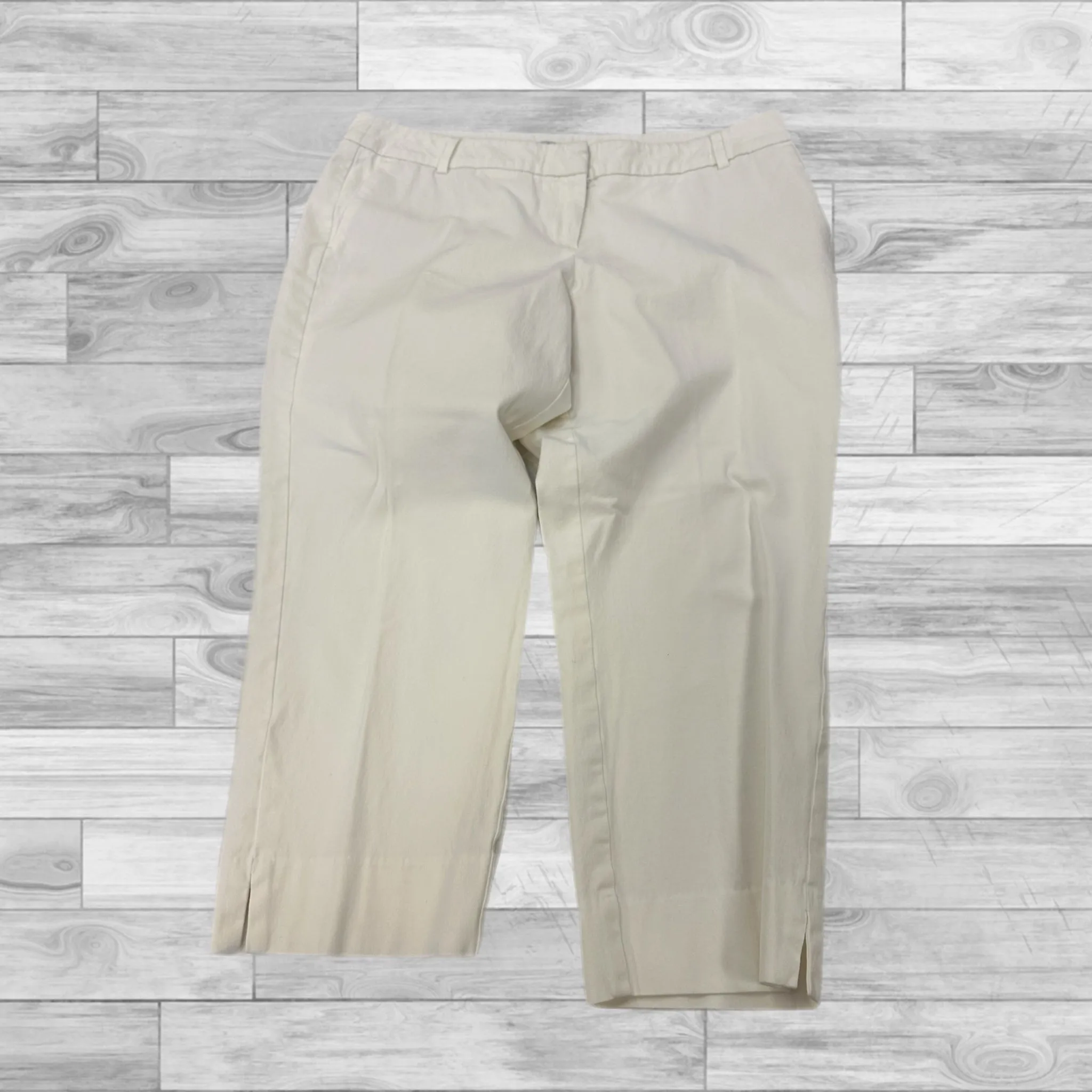 Capris By Halogen In White, Size: 14petite