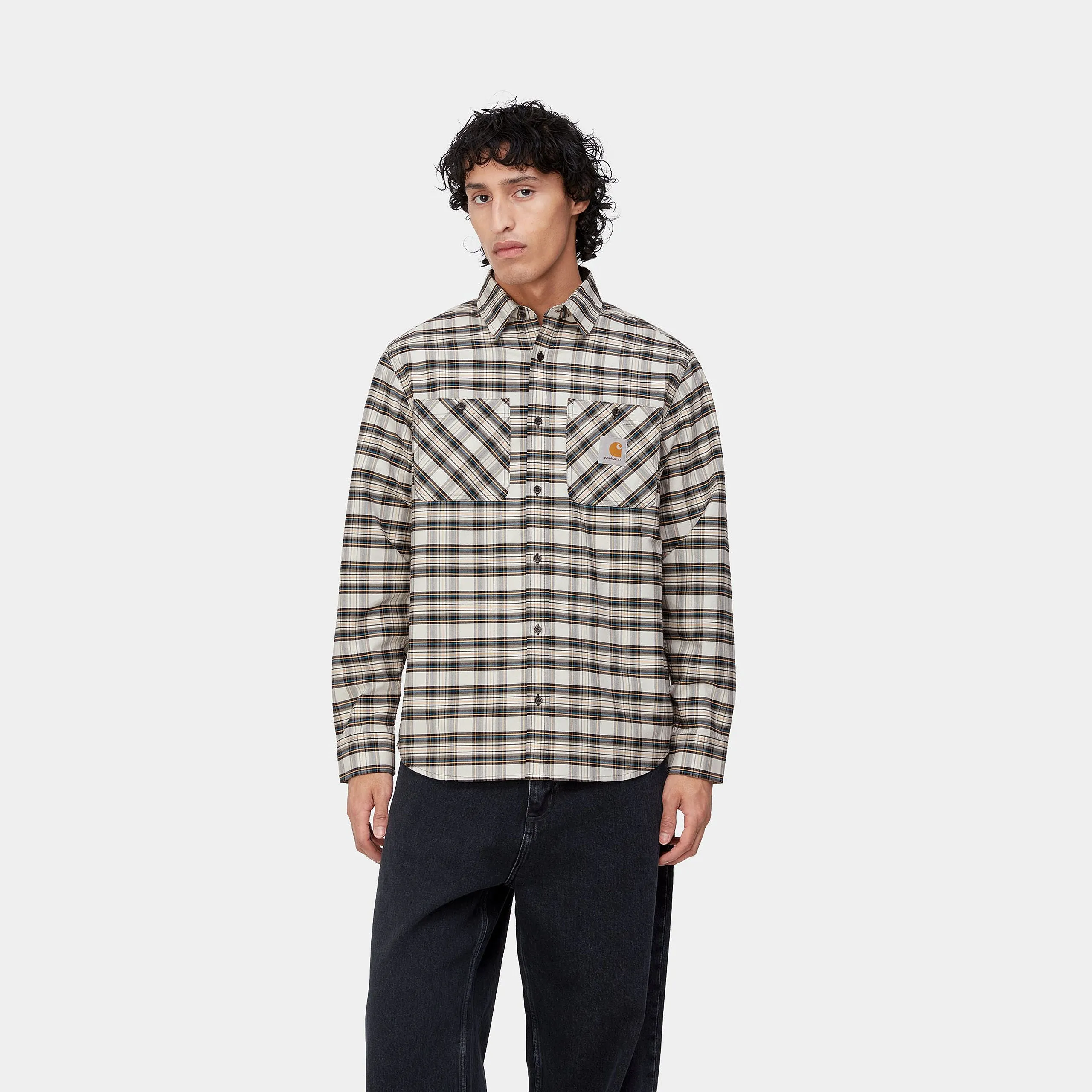 Carhartt L/S Solander Shirt Check Wax