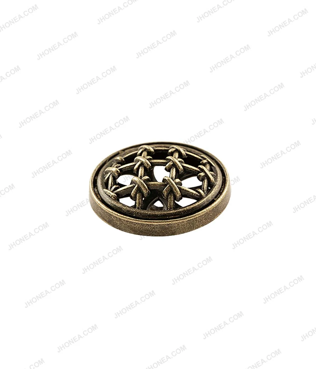 Celtic Design Cutwork Antique Brass Dome Surface Buttons