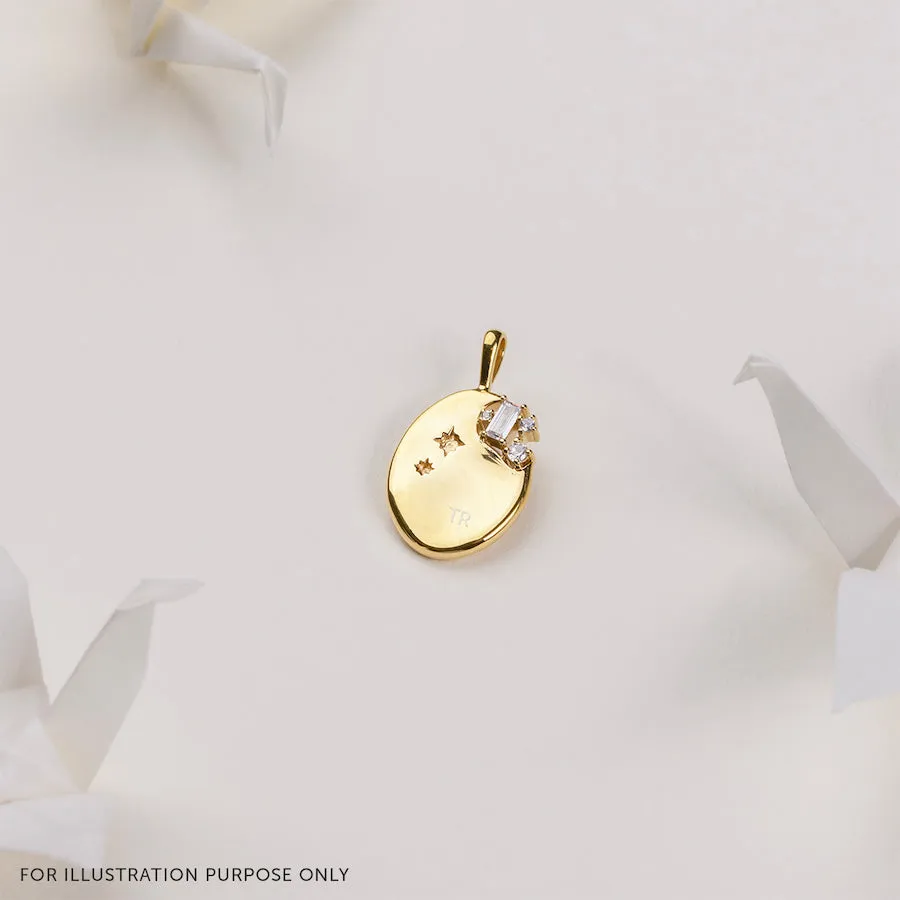 Count Your Blessings '4' 14K Gold Vermeil Pendant