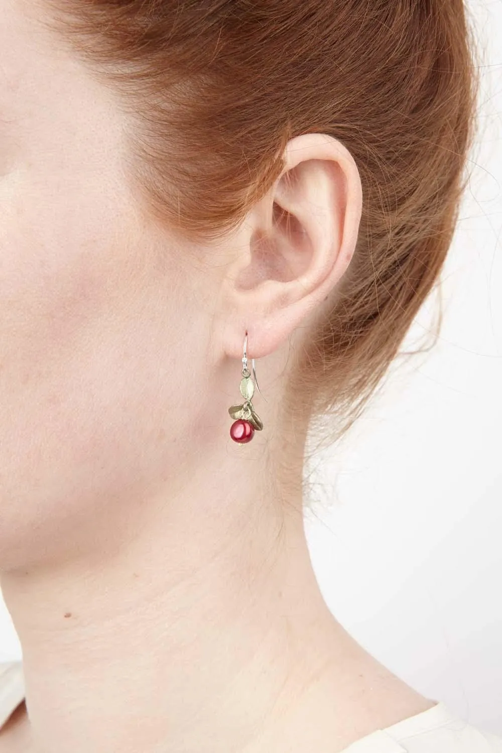 Cranberry Earrings - Wire Drop