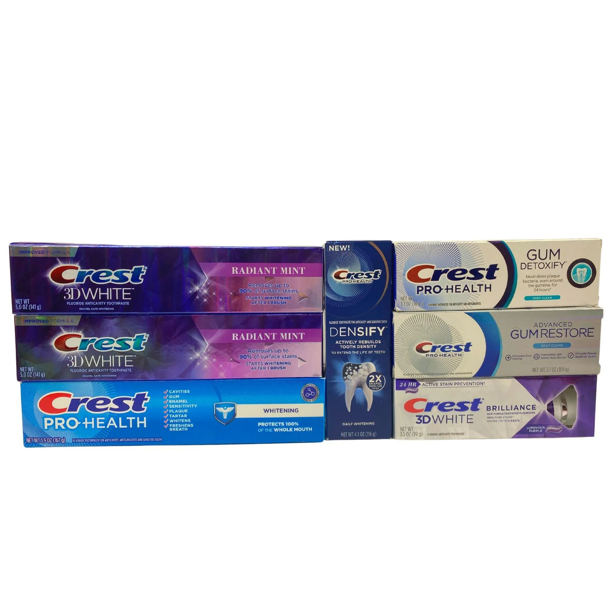 Crest Assorted Toothpaste Mix (50 Pcs Lot)