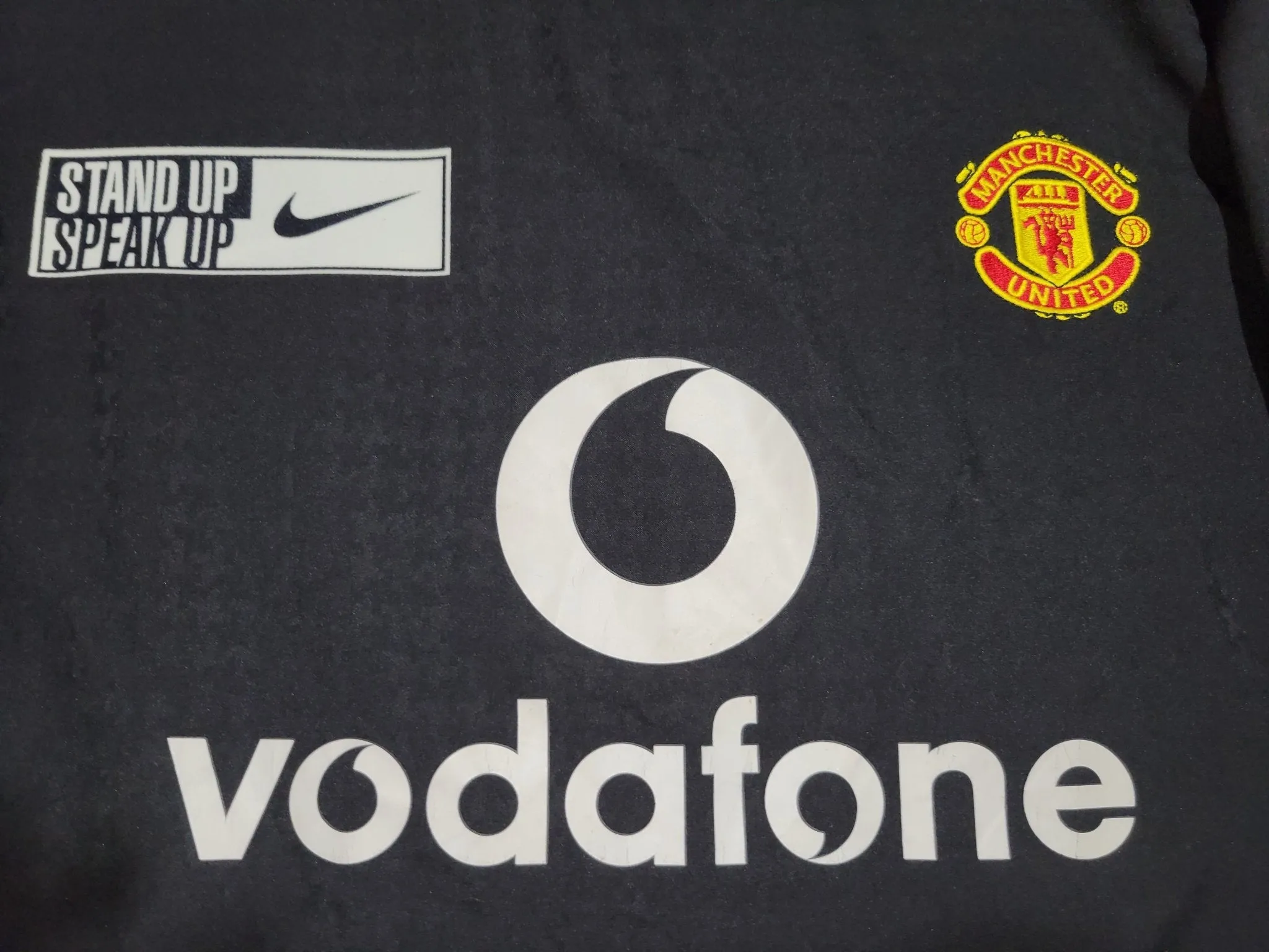 Cristiano Ronaldo Manchester United 2004-2005 XL Away STAND UP SPEAK UP Jersey Shirt