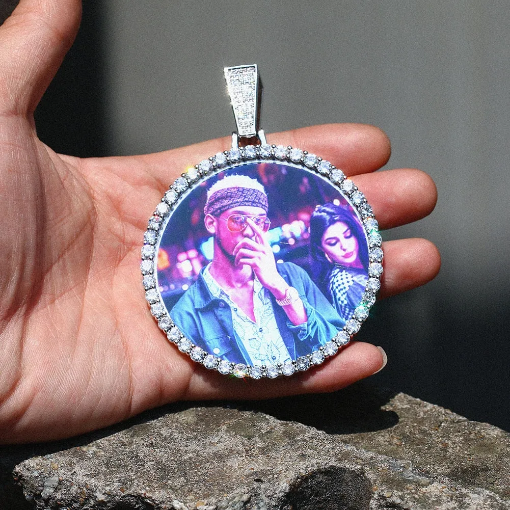 Custom Photo Medallion Necklace-Christmas Gifts For Women