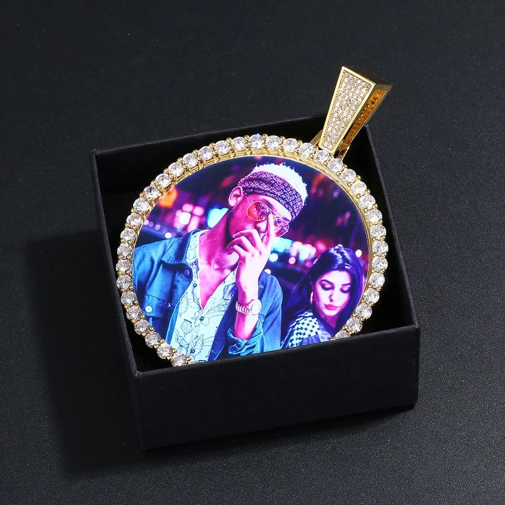 Custom Photo Medallion Necklace-Christmas Gifts For Women