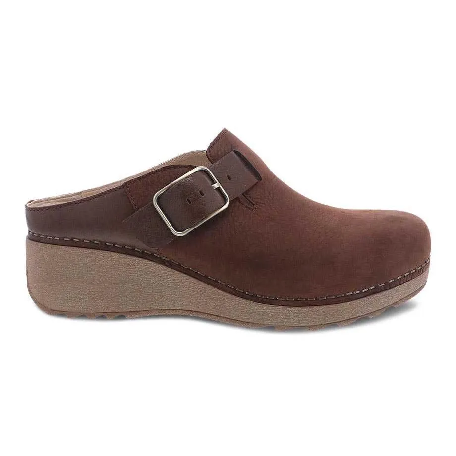 Dansko Caia Clog - Brown Milled Nubuck