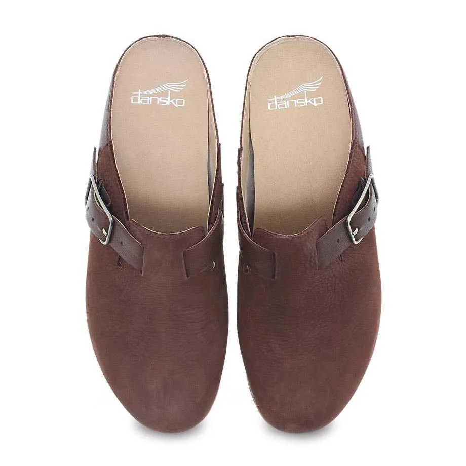 Dansko Caia Clog - Brown Milled Nubuck