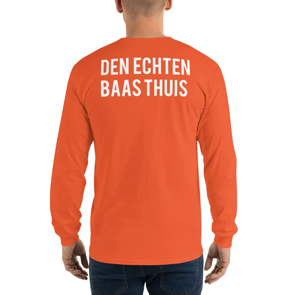 Den Echten Baas Thuis - Long Sleeve T-Shirt