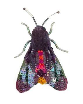 dusk moth brooch