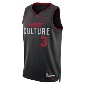 Dwyane Wade Nike HEAT Culture Swingman Jersey