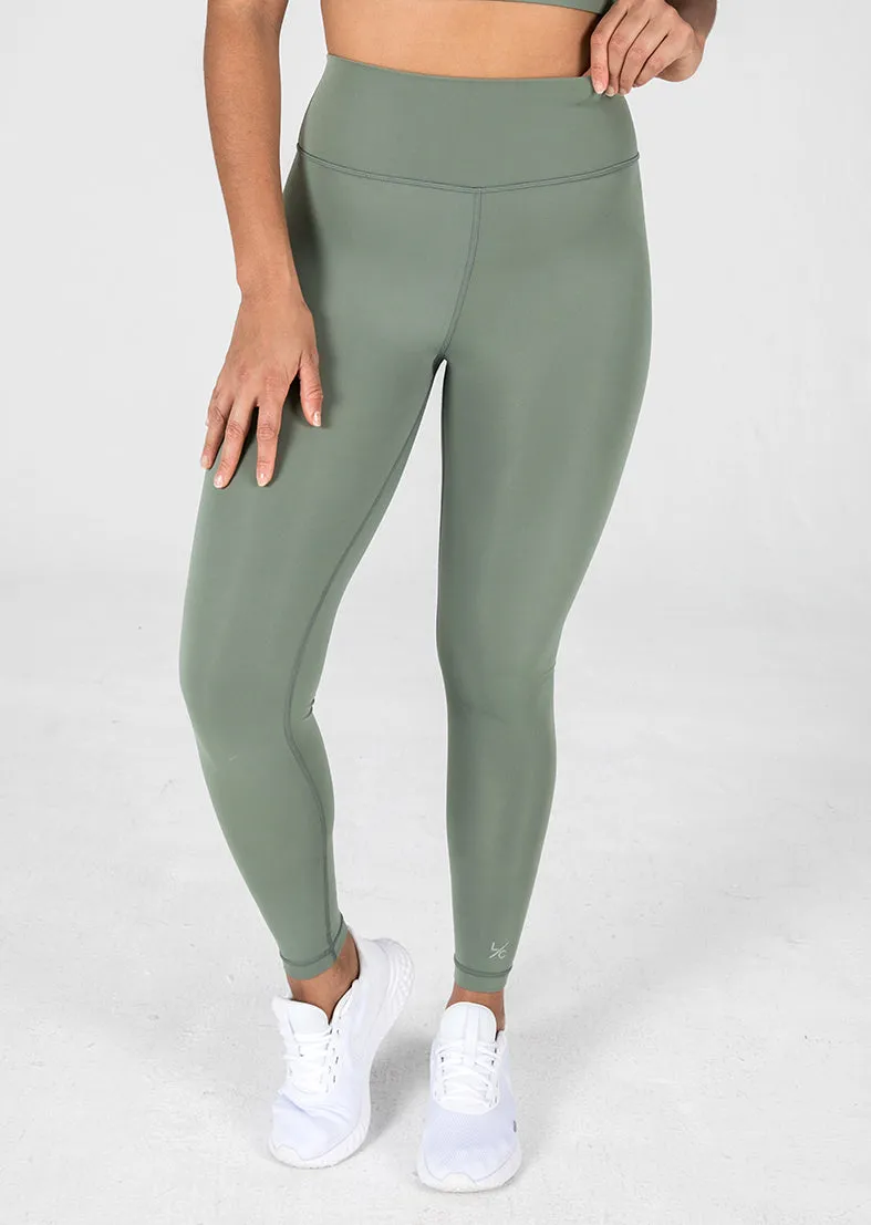 Elevate Glide Full Length Legging Khaki FINAL SALE