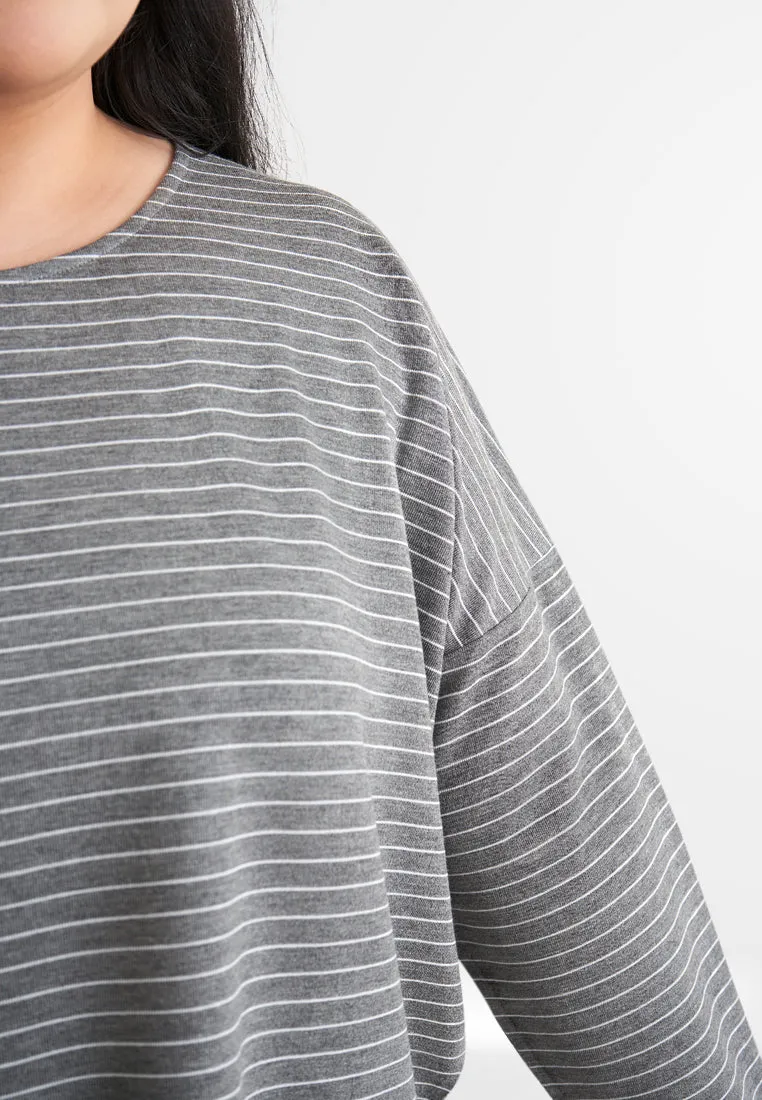 Emanuela Soft Oversized Striped Top