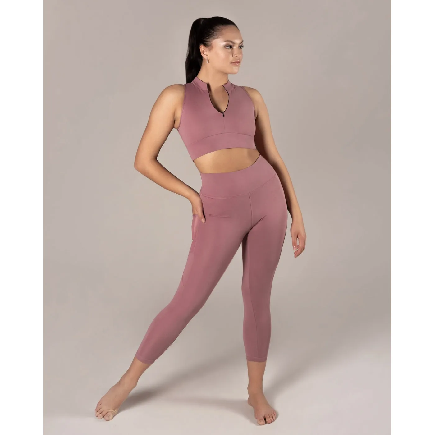 Energetiks Kity Crop | Mauve Haze