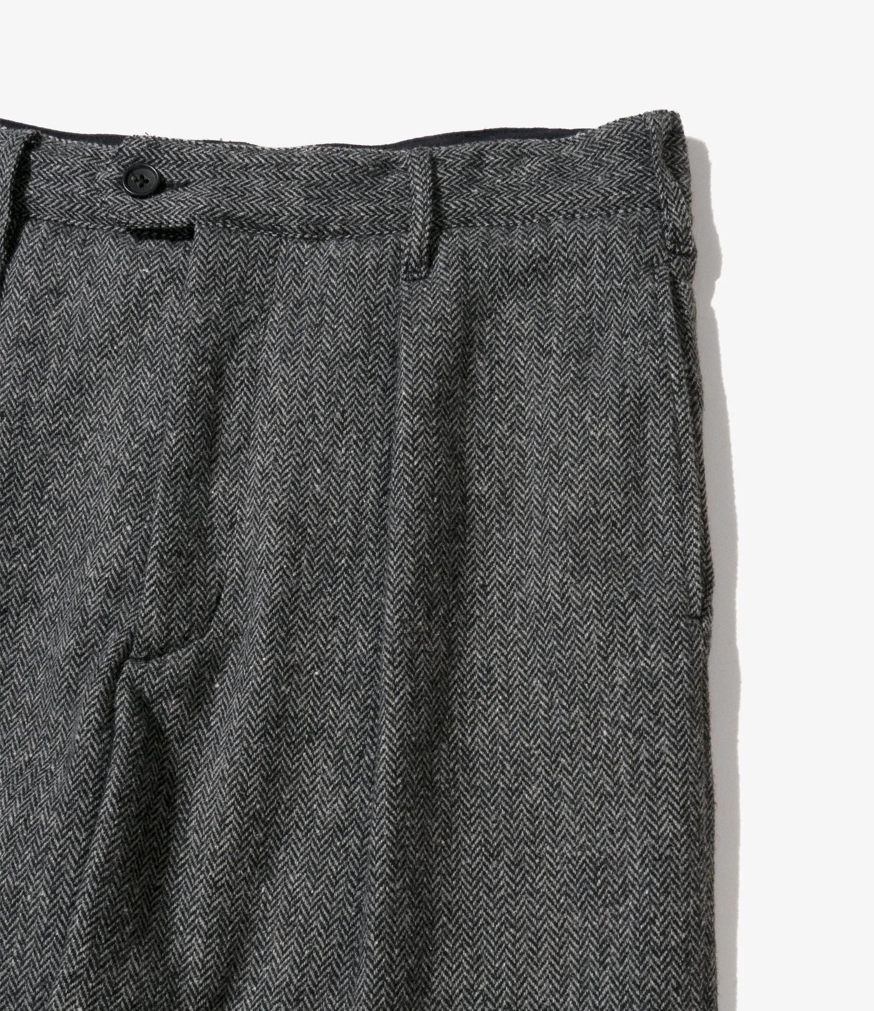 Engineered Garments Carlyle Pant - Grey Poly Wool Herringbone