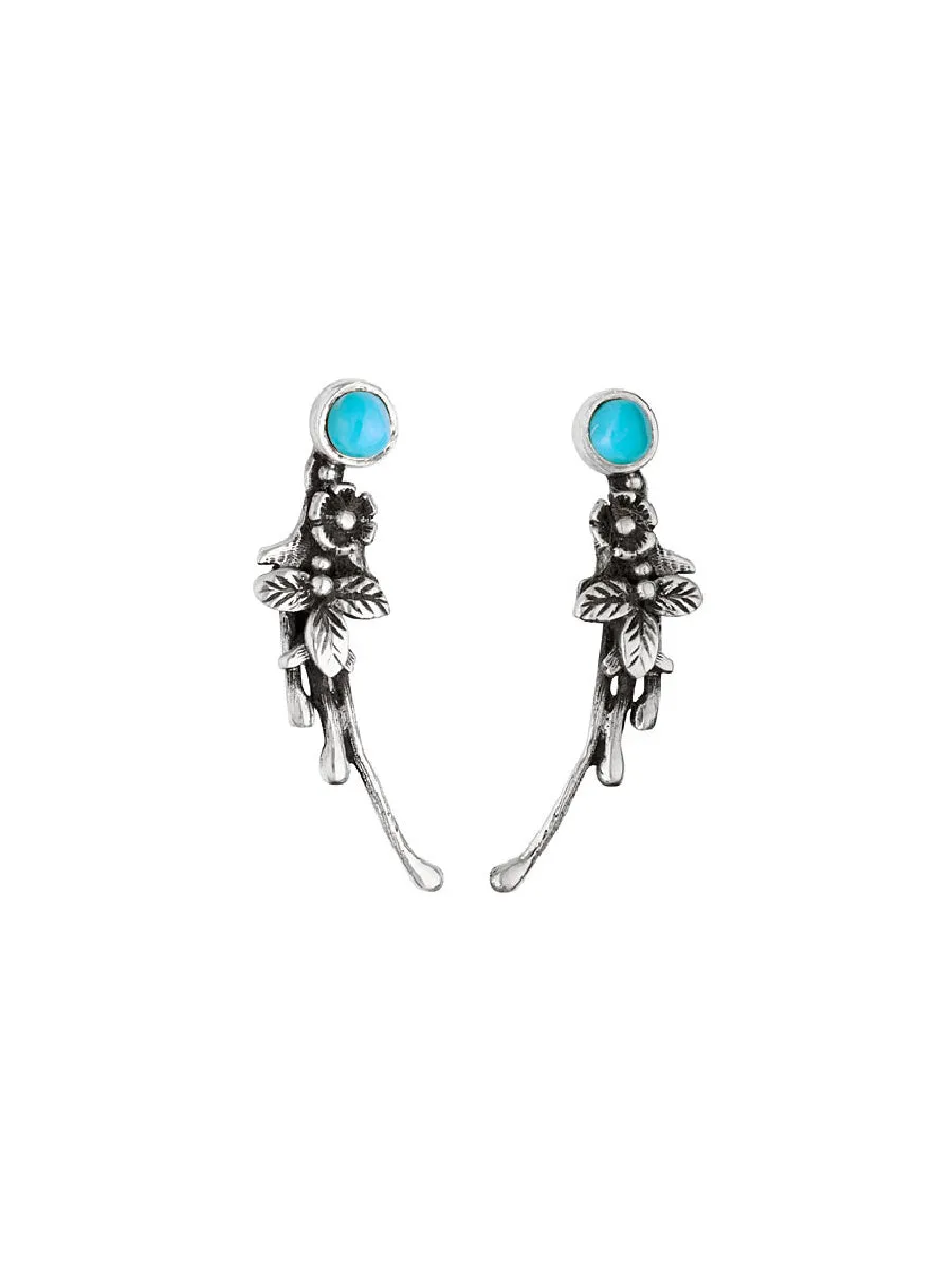 Flower & Turquoise Climber Posts