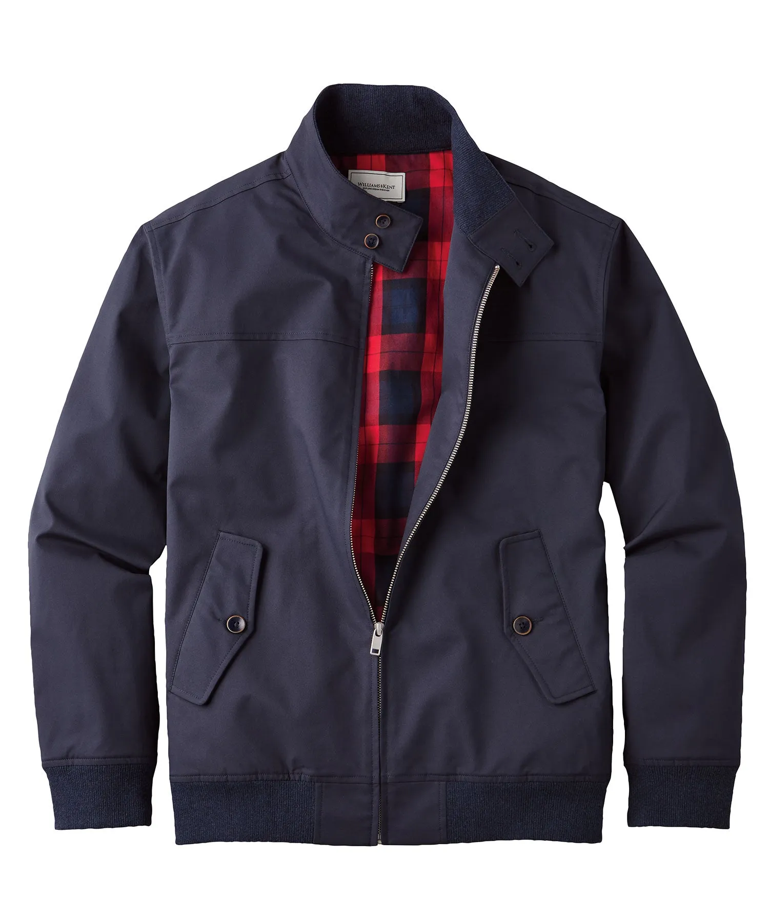 Golf Jacket With Plaid Lining