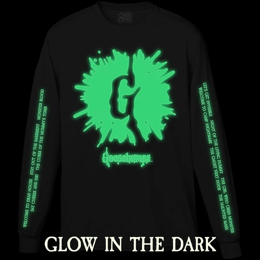 Vintage 1992 Goosebumps Glow-in-the-Dark Long Sleeve Shirt