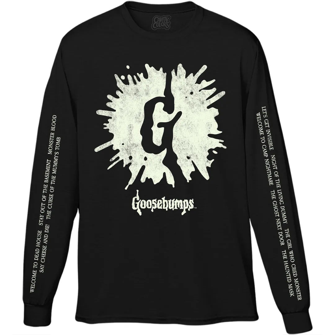 Vintage 1992 Goosebumps Glow-in-the-Dark Long Sleeve Shirt