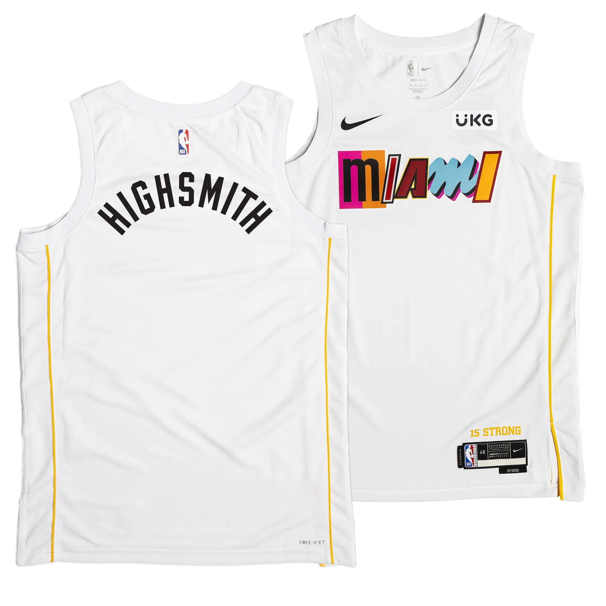 Haywood Highsmith Nike Miami Mashup Vol. 2 Youth Swingman Jersey - Custom Number Style