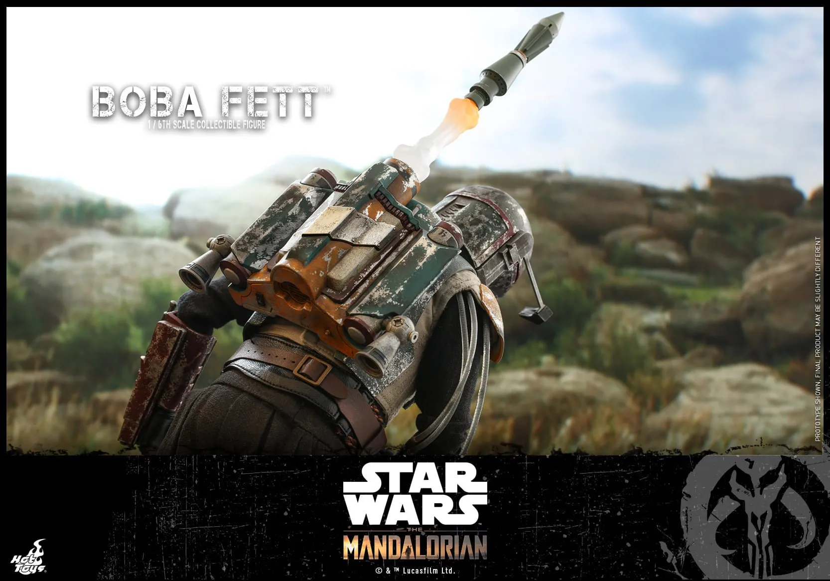 Hot Toys Star Wars The Mandalorian Boba Fett Sixth Scale Figure