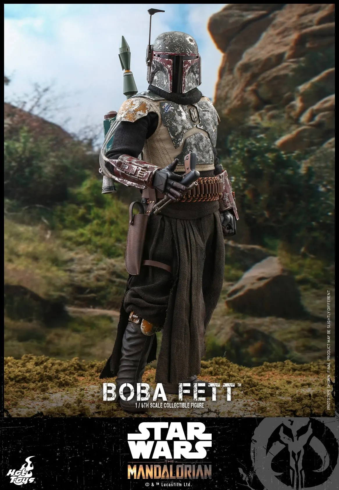 Hot Toys Star Wars The Mandalorian Boba Fett Sixth Scale Figure