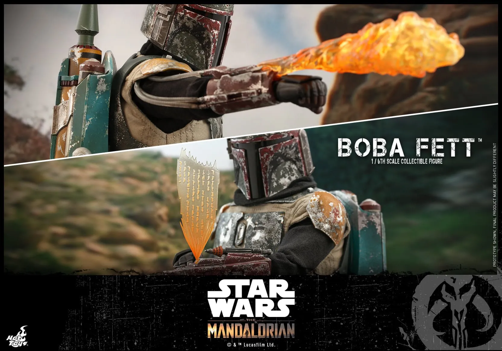 Hot Toys Star Wars The Mandalorian Boba Fett Sixth Scale Figure