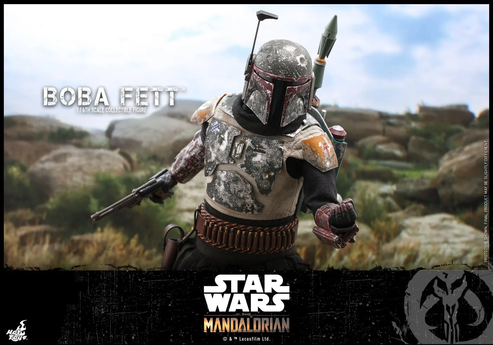 Hot Toys Star Wars The Mandalorian Boba Fett Sixth Scale Figure