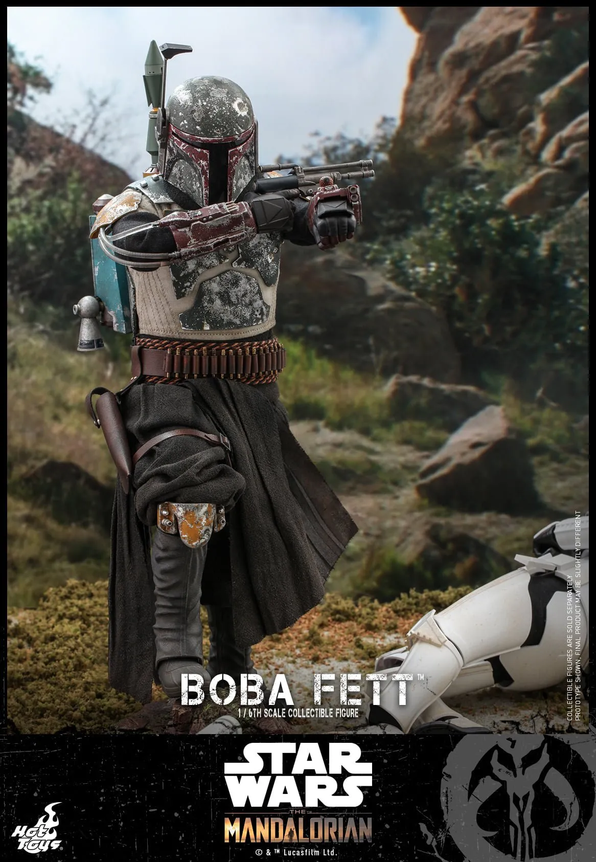 Hot Toys Star Wars The Mandalorian Boba Fett Sixth Scale Figure