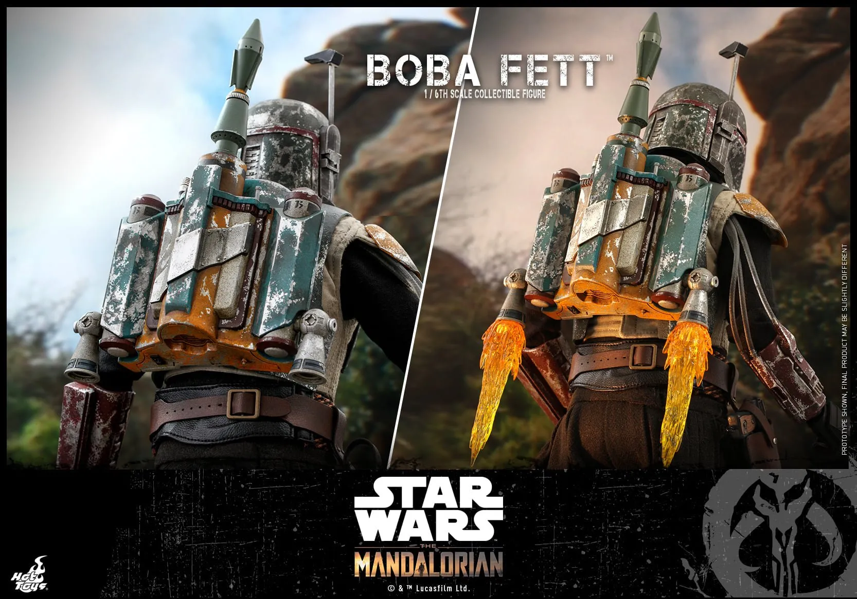 Hot Toys Star Wars The Mandalorian Boba Fett Sixth Scale Figure