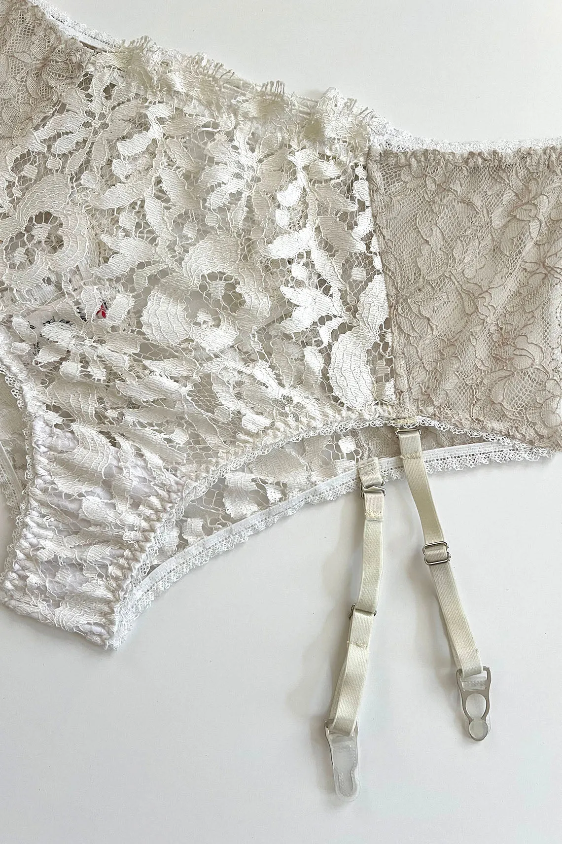 In Heroes We Trust x Clare Bare Cardamine Lace Up Garter Panty