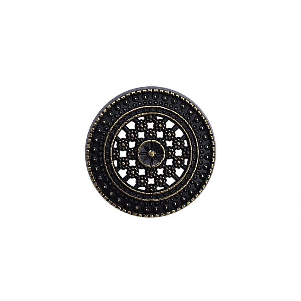 Intricate Cutwork Design Antique Buttons for Occasion Wear