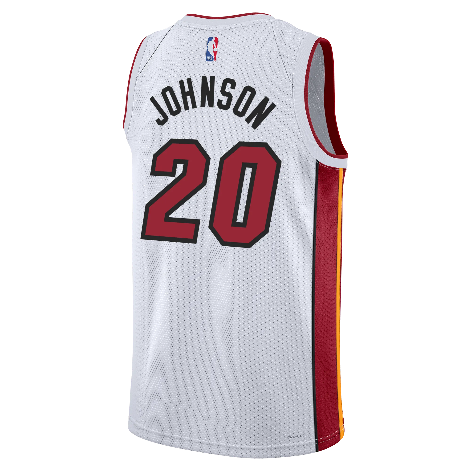 Keshad Johnson Nike Miami HEAT Association White Swingman Jersey