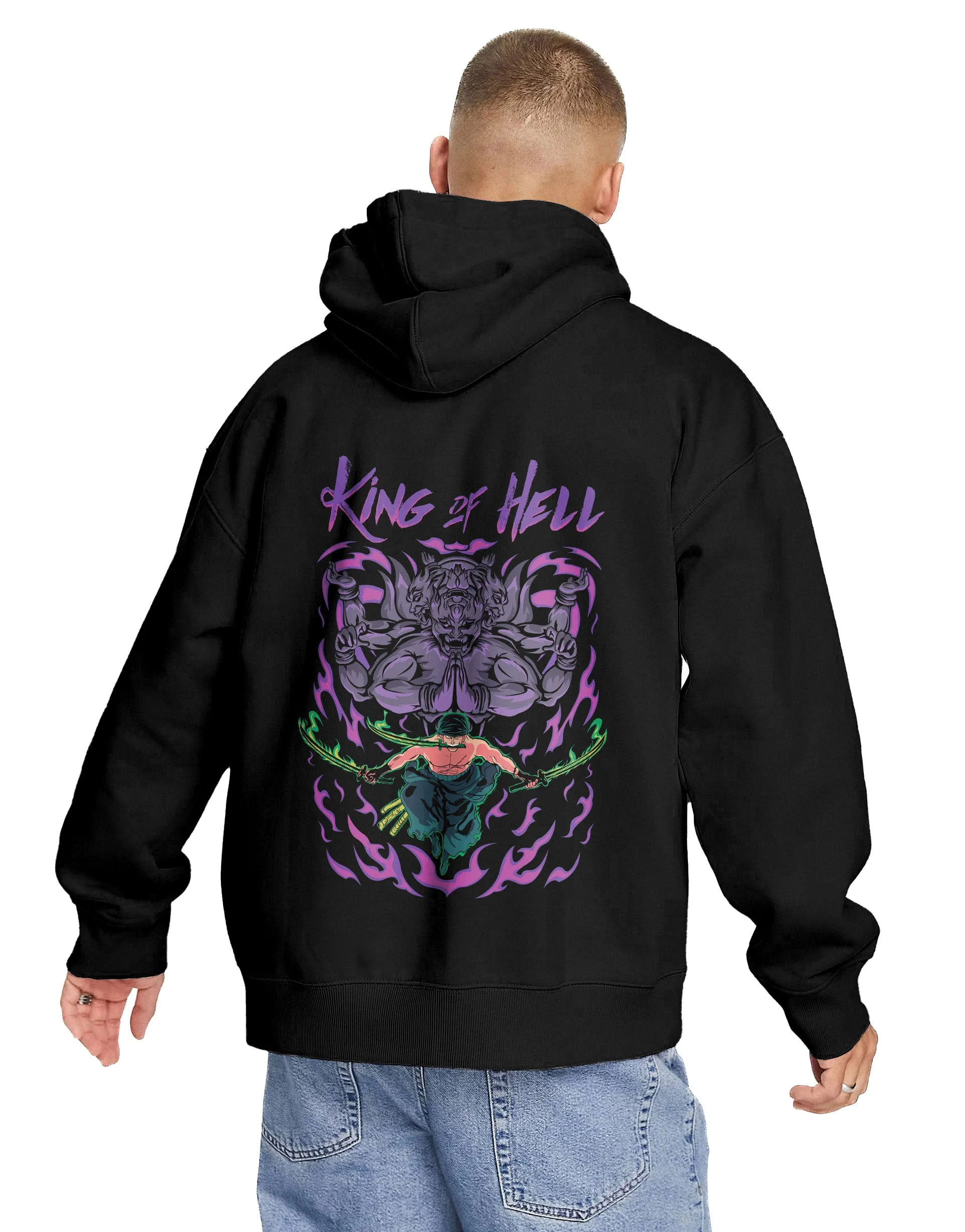 King Of Hell Hoodie (Front & Back)