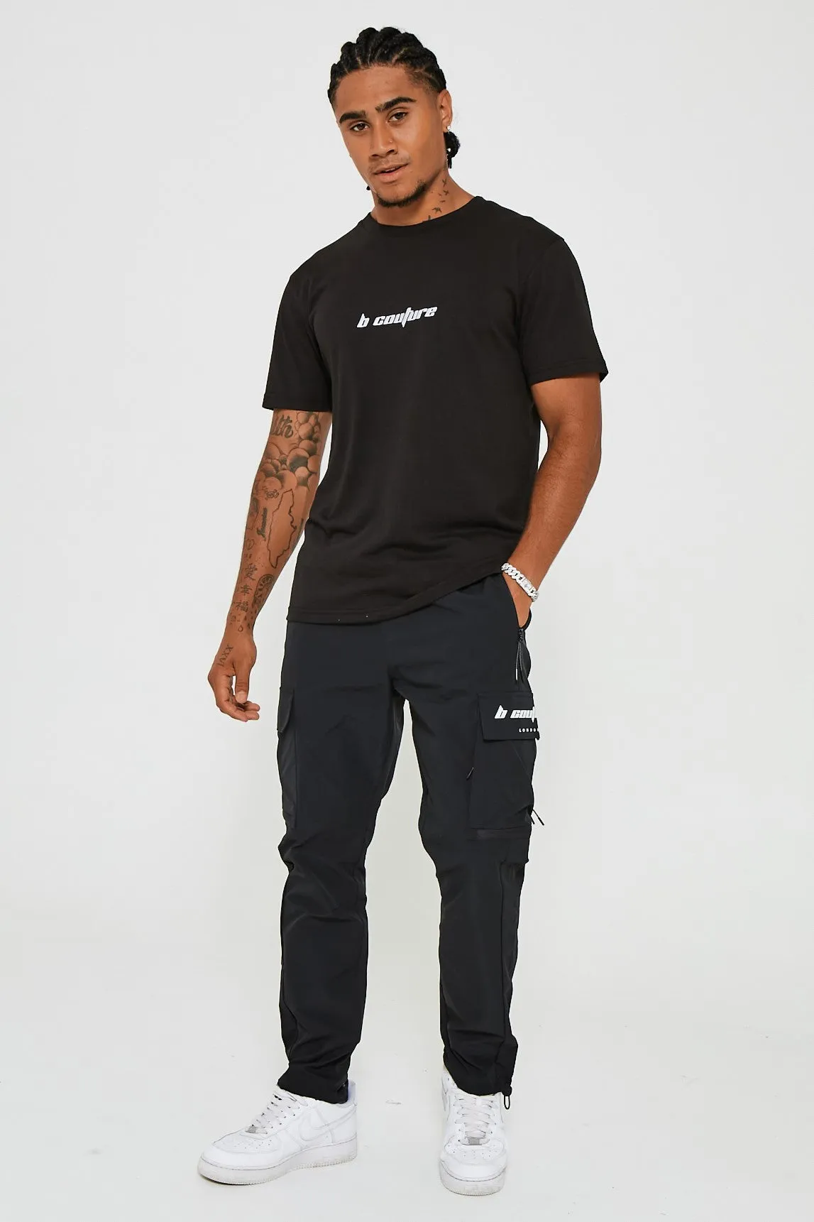 King Street Cargo Pants 2 Pack - Black/Light Grey