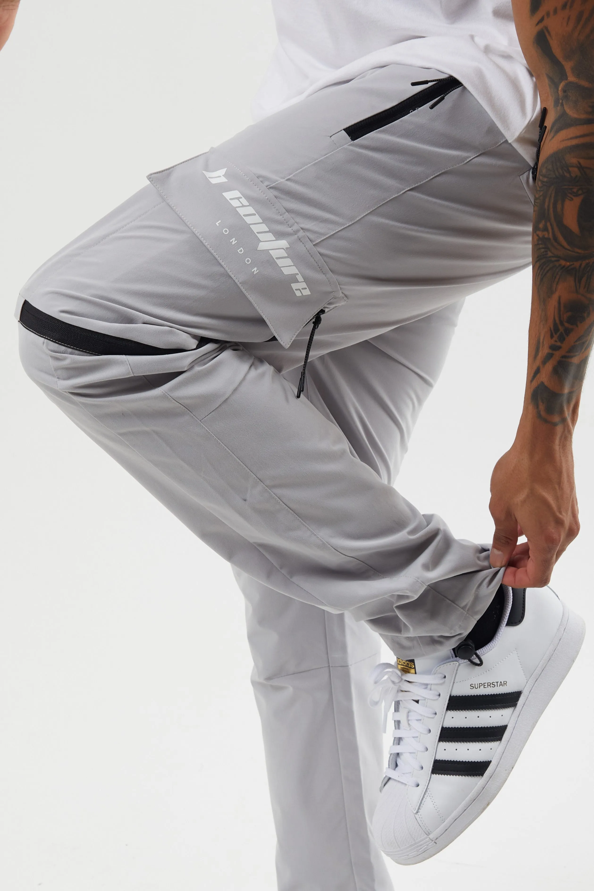 King Street Cargo Pants 2 Pack - Black/Light Grey