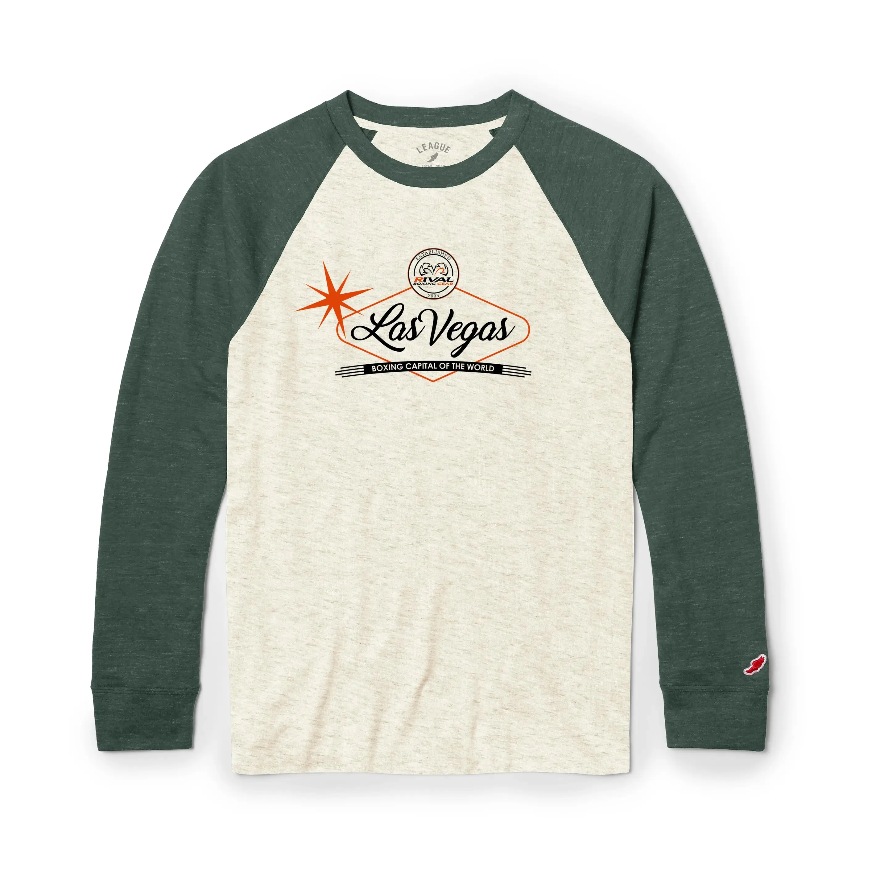 Stylish Las Vegas Graphic Raglan Sleeve Shirt for a Trendy Look