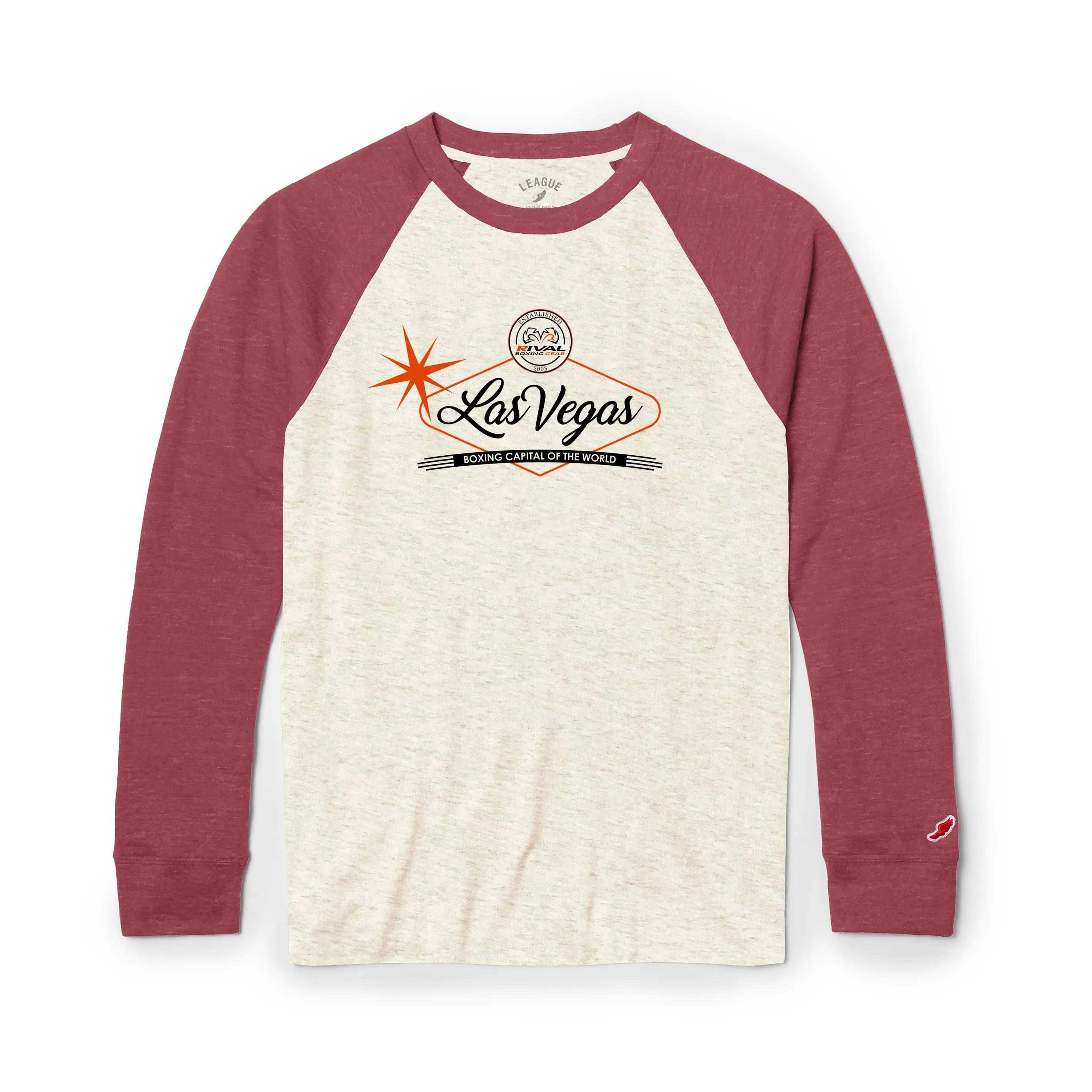 Stylish Las Vegas Graphic Raglan Sleeve Shirt for a Trendy Look