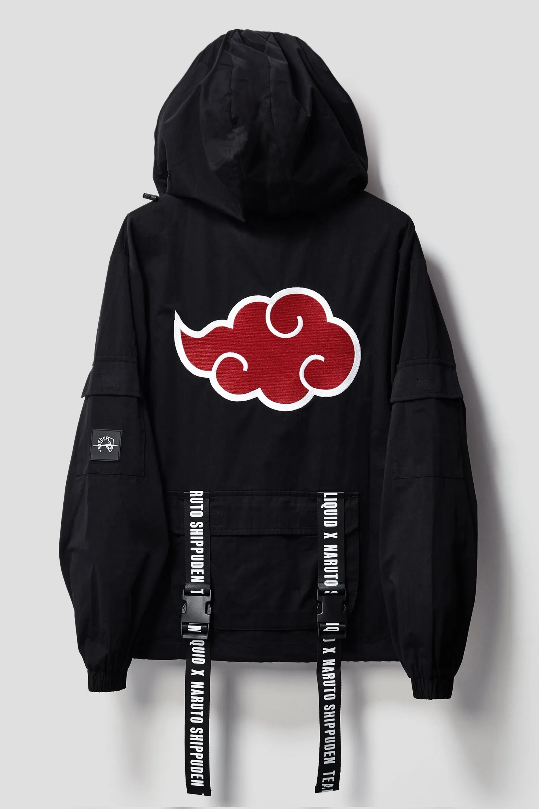 LIQUID X NARUTO AKATSUKI TSUKUYOMI ITACHI PACKABLE TECH JACKET