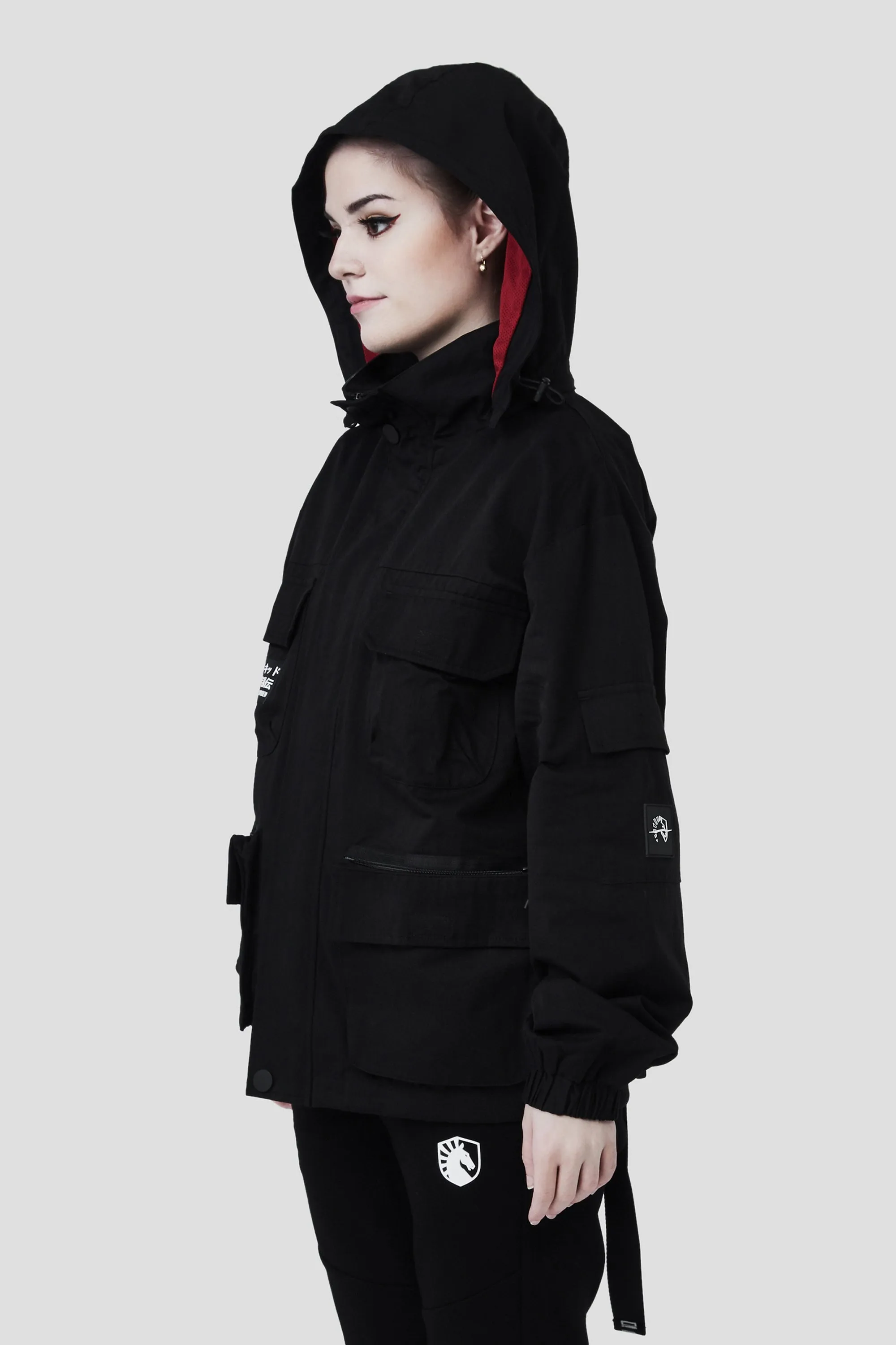 LIQUID X NARUTO AKATSUKI TSUKUYOMI ITACHI PACKABLE TECH JACKET