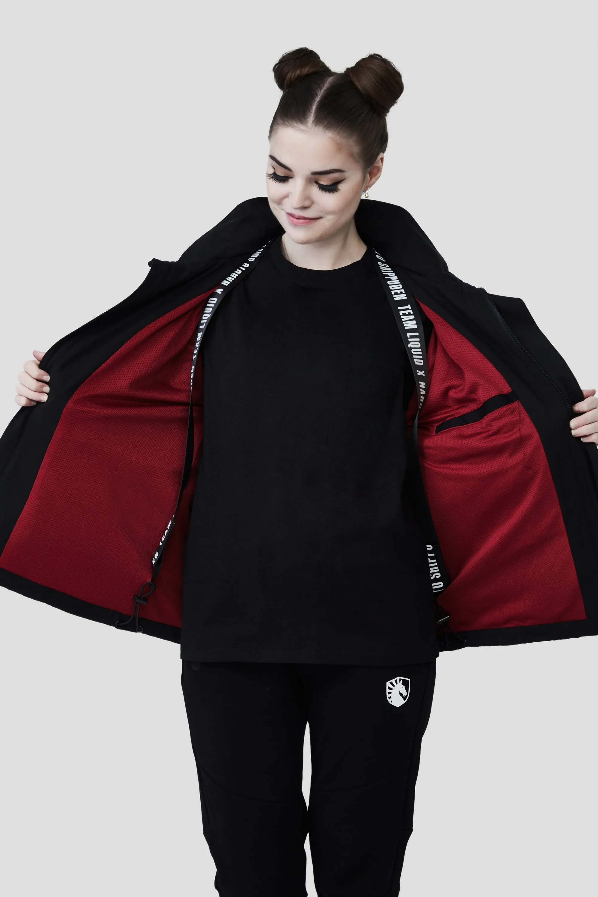 LIQUID X NARUTO AKATSUKI TSUKUYOMI ITACHI PACKABLE TECH JACKET