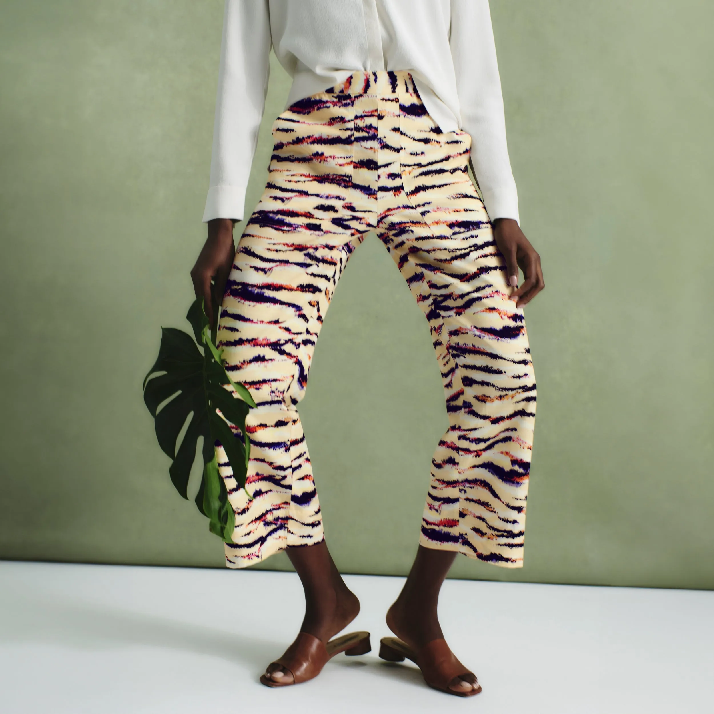 Madelyn Pant - Airy Cotton :: Savannah Print