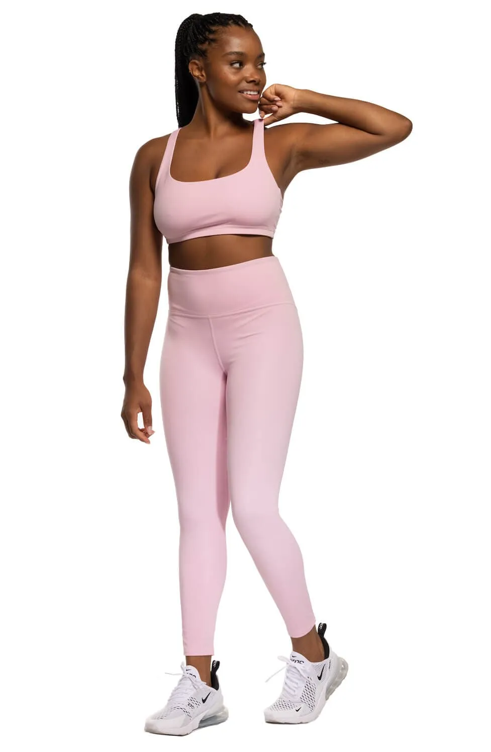 Maya 7/8 Leggings - Rose Quartz