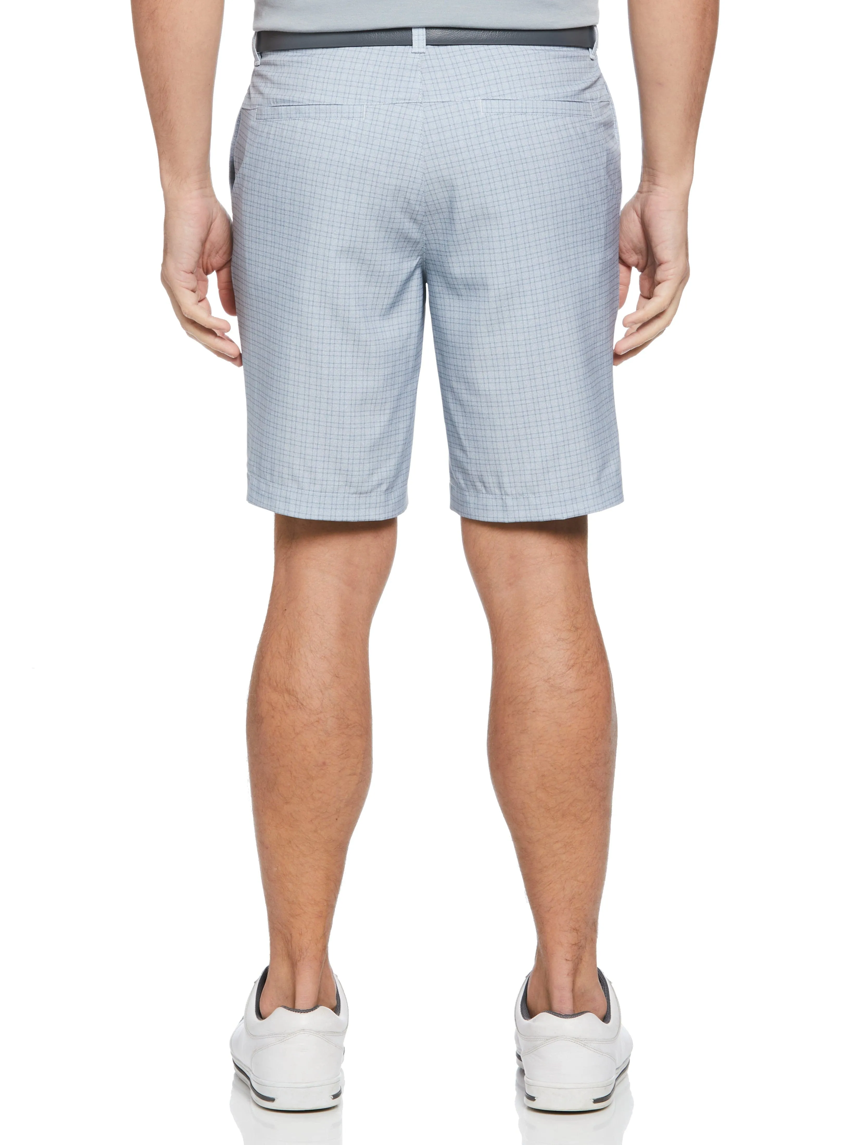 Men's Flat Front Mini Geo Print Golf Short