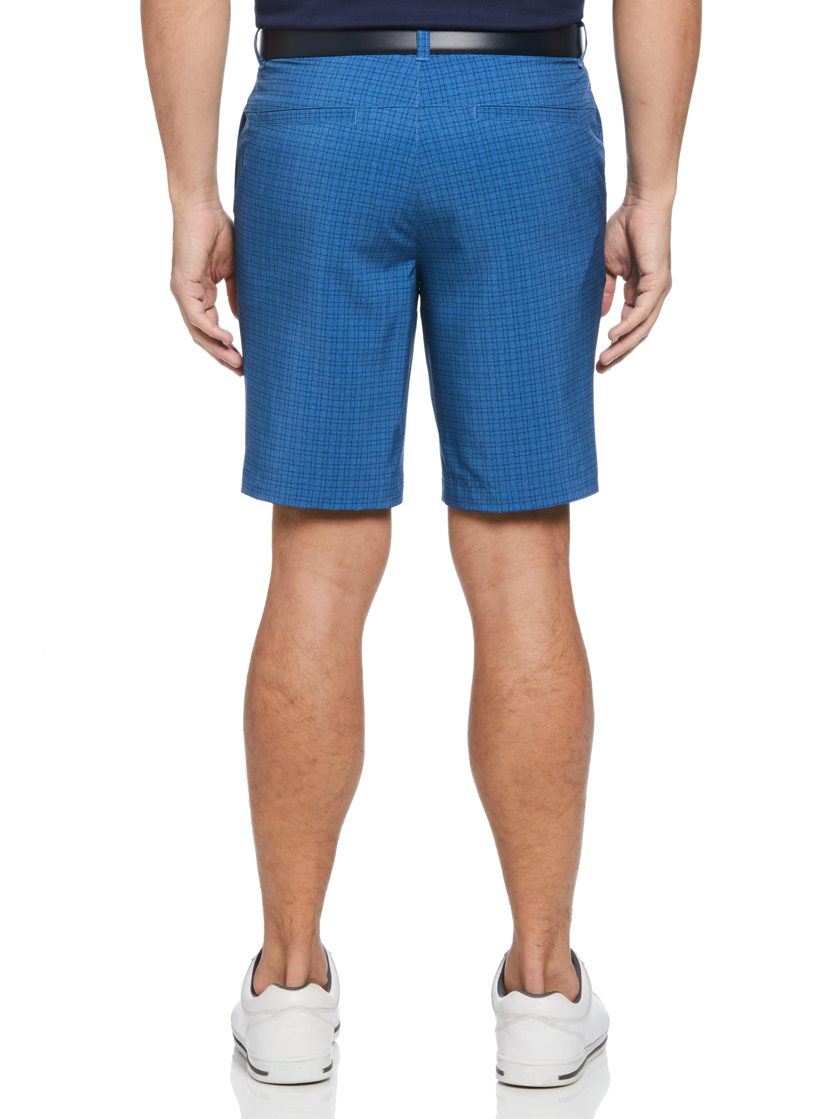 Men's Flat Front Mini Geo Print Golf Short